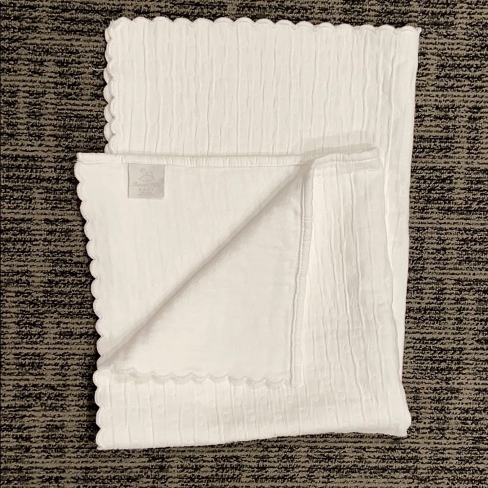 Peacock Alley baby blanket